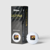 Uniek Halloween-ontwerp Golfballen (Verpakking)