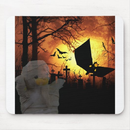 Uniek Halloween-ontwerp Muismat (Voorkant)