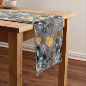 Uniek halloween patroon korte tafelloper (Voorbeeld)