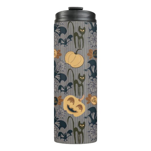 Uniek halloween patroon thermosbeker (Voorkant)