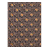 Uniek Halloween Spooky Pattern beroemd gemaakt doo Tafelkleed (Voorkant)