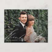 uniek hand - modern manuscript dank u kaart (Voorkant)