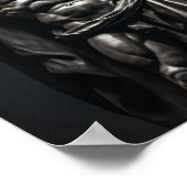 Uniek handgemaakt beeld Poster: inspirerend Man PO Poster (Hoek)