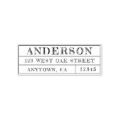 Uniek handgeschreven retouradres  zelfinktende stempel (Design)