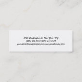 Uniek handschrift Modern Slim Size-Visitekaartje Mini Visitekaartje (Achterkant)
