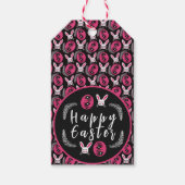 Uniek Happy Easter Patroon Cadeaulabel (Voorkant)