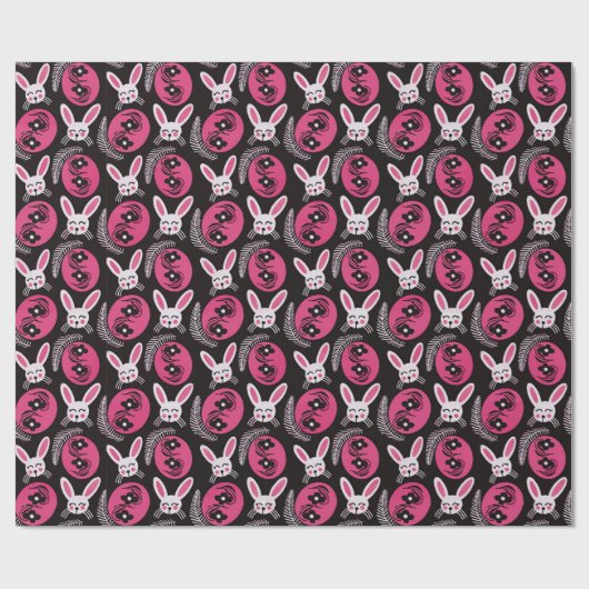 Uniek Happy Easter Patroon Cadeaupapier (Vlak)