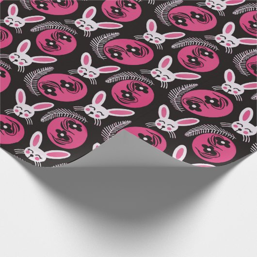 Uniek Happy Easter Patroon Cadeaupapier (Hoek)