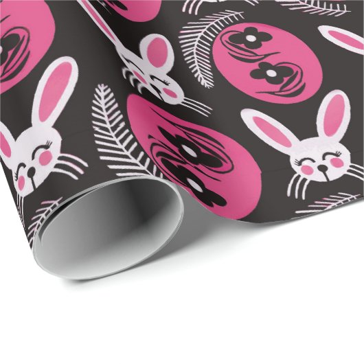 Uniek Happy Easter Patroon Cadeaupapier (Rol Hoek)