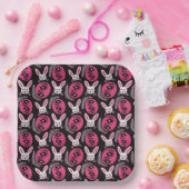 Uniek Happy Easter Patroon Papieren Bordje (Feest)