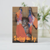 Uniek Happy Halloween feest Kaart (Staand voorkant)