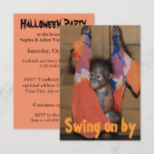 Uniek Happy Halloween feest Kaart (Voorkant / Achterkant)