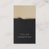 Uniek hedendaags modern Abstract zwart Visitekaartje (Voorkant)