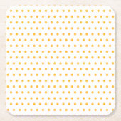 Uniek Heup Summer Polka Dots Pattern Kartonnen Onderzetters (Voorkant)