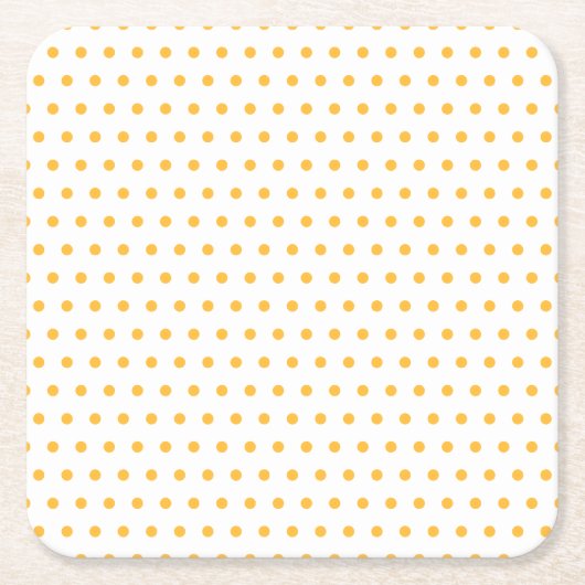 Uniek Heup Summer Polka Dots Pattern Kartonnen Onderzetters (Voorkant)