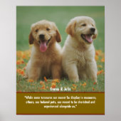 Uniek Hondenliefhebber cadeau, Prints voor Pet Rem (Voorkant)