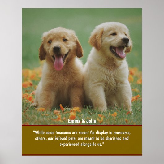 Uniek Hondenliefhebber cadeau, Prints voor Pet Rem (Voorkant)