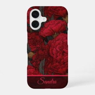 Uniek huis verwarmingscadeau anjer naam iPhone 16 hoesje
