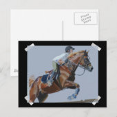 Uniek Hunter/Jumper schilderij Briefkaart (Voorkant / Achterkant)