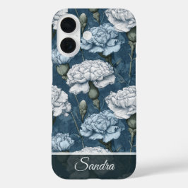 Uniek Huwelijks Cadeau Anjer Bloemstuk Op Maat iPhone 16 Hoesje