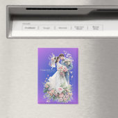 Uniek huwelijkscadeau magneet (Insitu (Vaatwasser))