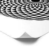 Uniek Hypnotic Wall Poster (Hoek)