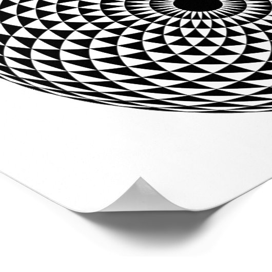 Uniek Hypnotic Wall Poster (Hoek)