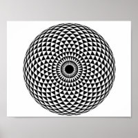 Uniek Hypnotic Wall Poster