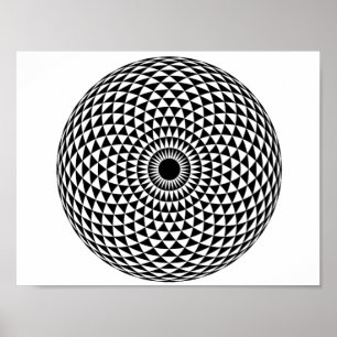 Uniek Hypnotic Wall Poster