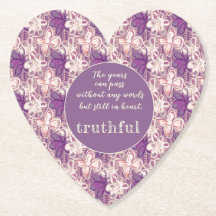 Uniek in glam/paarse bloemen