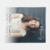 Uniek in het bewaren van het Geheugen de Memorial  Fleece Deken (Voorkant (Horizontaal))