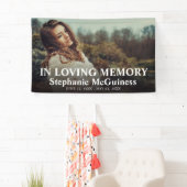 Uniek in het opslaan van geheugenfoto spandoek (Insitu)