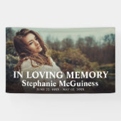 Uniek in het opslaan van geheugenfoto spandoek (Horizontaal)