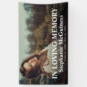 Uniek in het opslaan van geheugenfoto spandoek (Verticaal)