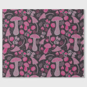 Uniek in roze / Herfst patroon Cadeaupapier (Vlak)