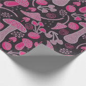 Uniek in roze / Herfst patroon Cadeaupapier (Hoek)