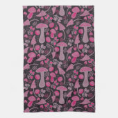 Uniek in roze / Herfst patroon Theedoek (Verticaal)