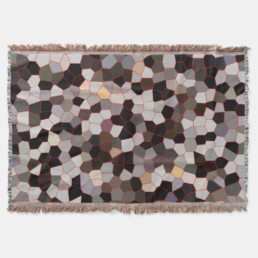 Uniek kabelpatroon deken (Voorkant)