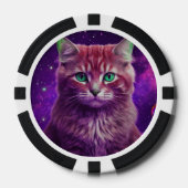 Uniek kattendesignspel poker chips (Voorkant)