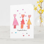 Uniek Kerst Kaart (Gele Bloem)