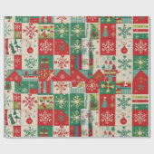 Uniek kerstinpakpapier cadeaupapier (Vlak)