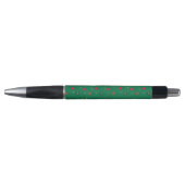 Uniek kerstornament Baubles groen patroon Pen (Voorkant)