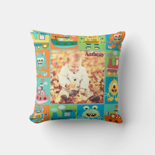 Uniek kinder lijst kussen (Voorkant)