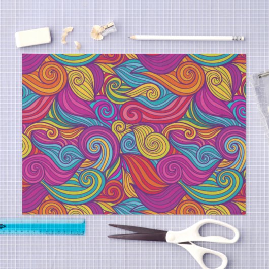 Uniek kleurig zwendel tissuepapier (Craft)