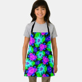 Uniek kleurrijk bloemenpatroon schort (Insitu)