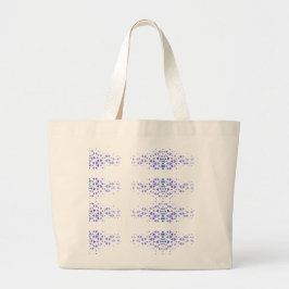 Uniek Kleurrijk Driehoekpatroon & Citaten Grote Tote Bag