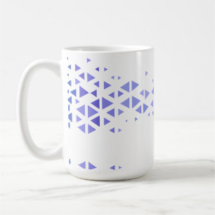 Uniek Kleurrijk Driehoekpatroon & Citaten Koffiemok