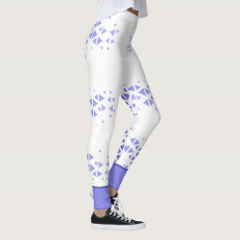 Uniek Kleurrijk Driehoekpatroon & Citaten Leggings