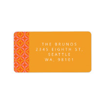 Uniek Kleurrijk Geometrisch Terugkeeradres