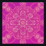 Uniek, kleurrijk roze Paars  patroon Imitatie Canvas Print<br><div class="desc">Deze prachtige kleurrijke wandkunst zal je dag zeker ophelderen!</div>